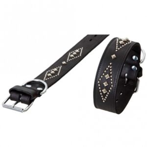 Karlie RONDO Halsband doubliert mit Ziernieten - 80cm/50mm