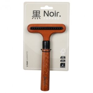 EBI Noir Japandi Entwirrungsharke mit rotierenden Zinken