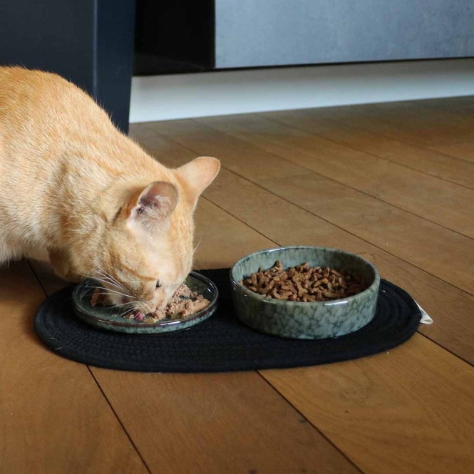 D&D Napfunterlage Phil - Schwarz - 35 x 20 cm – Bild 3