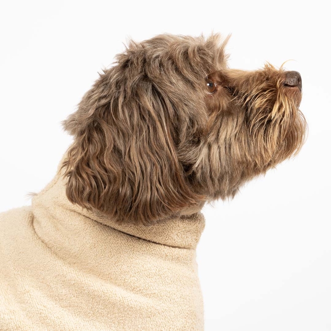 EBI Noir Japandi Bademantel - beige - XL - 78x43cm – Bild 4