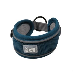 Duvoplus EXPLOR Ultimate Fit Control Halsband Classic - petrol blue - XL - 52-61cm