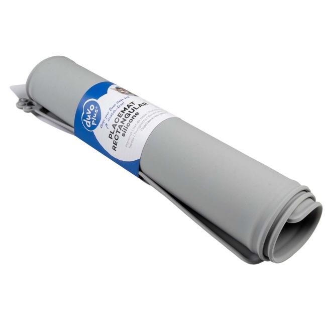 Duvoplus Silikon-Napfunterlage grau – Bild 3