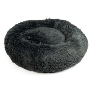 Duvoplus Donutbett Snug - dunkelgrau - L - 80x80x17cm