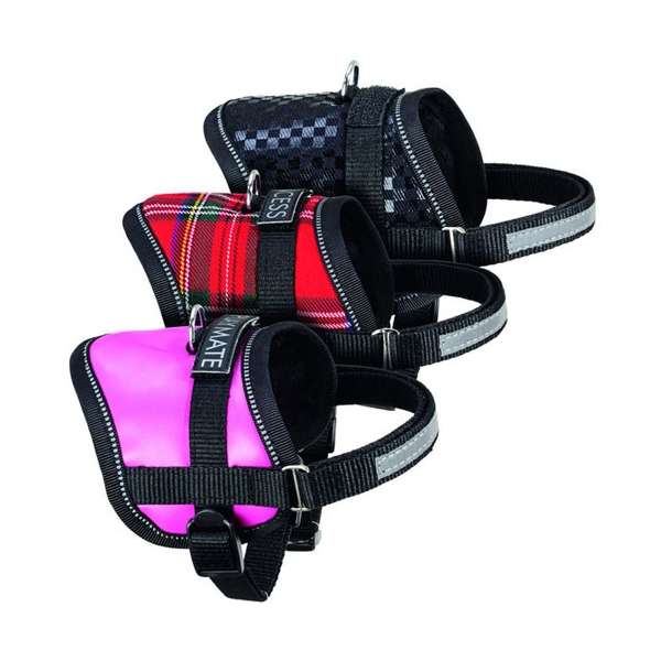 Karlie Teeny-Weeny Minihund-Geschirr - Schwarz/36-46cm – Bild 3