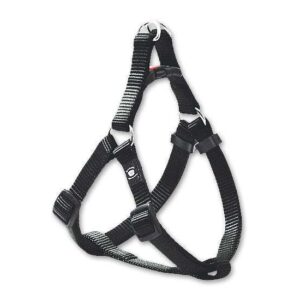 Karlie ASP Step&Go Geschirr - Schwarz - 20 mm, 53-77 cm