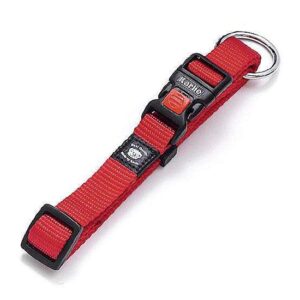 Karlie ASP Halsband verstellbar - Rot - 40 mm, 55-75 cm