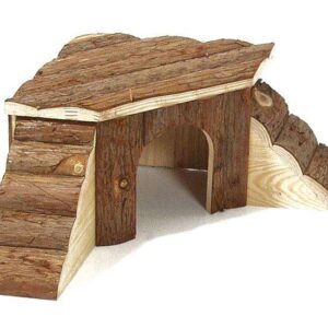 Karlie Naturholzhaus mit 2 Leitern - Groß