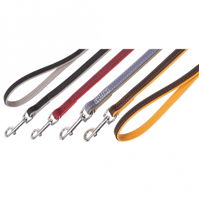 Karlie Vintage Trend Leine - Schwarzbraun/Grau - 110cm / 14mm